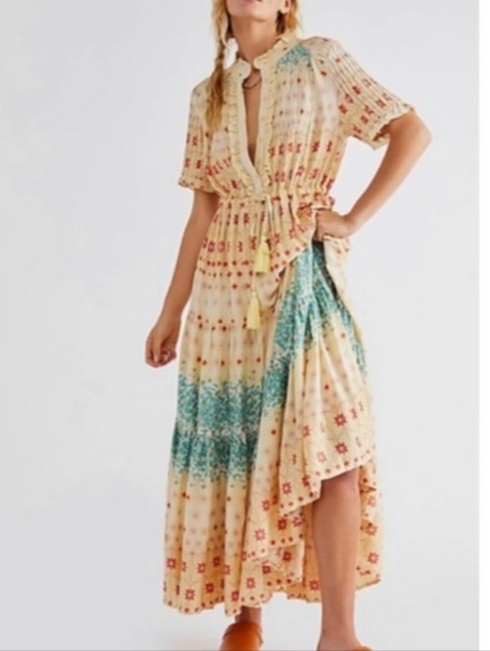 Free People Rare Feelings Maxi Dress Size XS